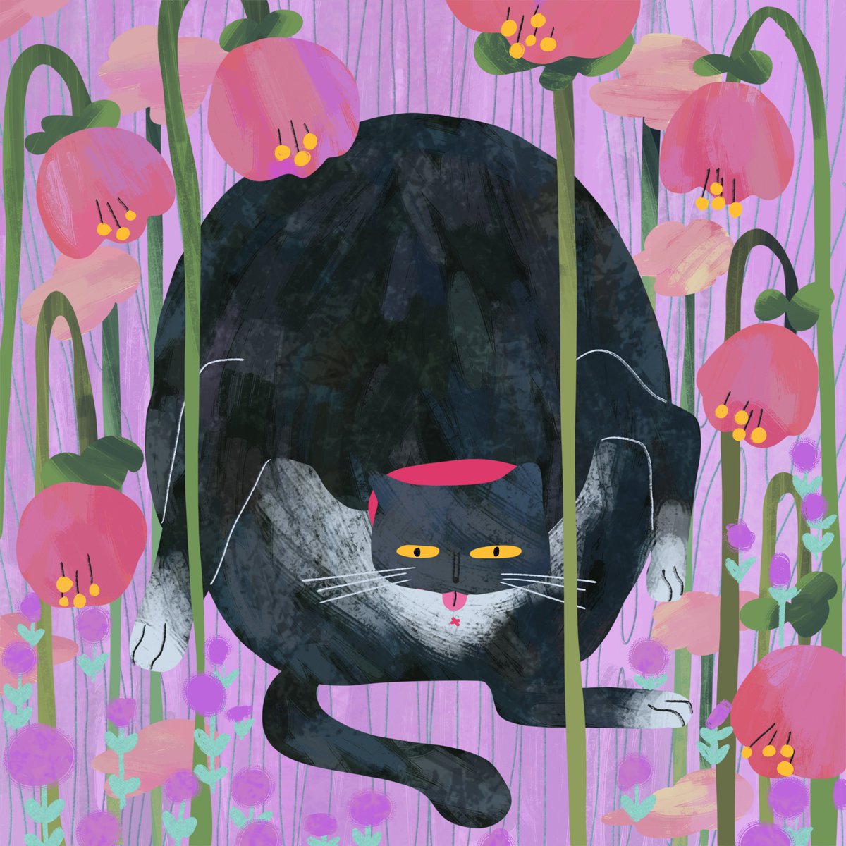 sitji has an account here too but he’s more active on instagram! ( @sitjichou) he’s a rly cool and nice guy who does rly cool and nice art also he’s good at animation and has a silly cat