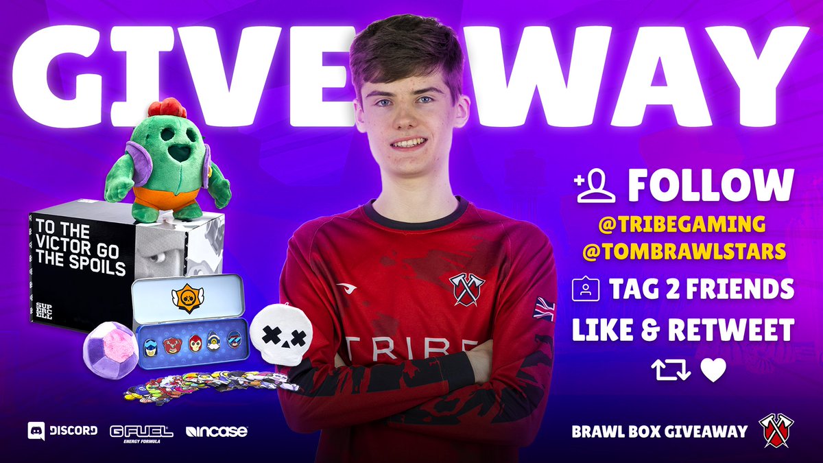 Brawl Merch Box Giveaway 🥳🔥

- Follow me and <a href="/TribeGaming/">Tribe Gaming</a>
- RT + Like
- Tag 2 Friends
- Ends on Nov. 12th