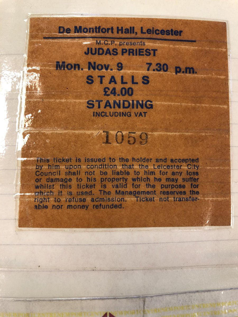 bluebirdredimp's tweet photo. @judaspriest  - Leicester 1981 - was with you guys for the night 39 years ago - looking forward to February 2022 🤘 https://t.co/mnDs5ruaKA