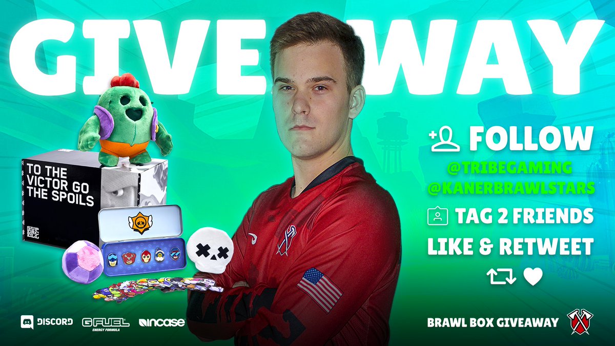 🎁 Merch Box Giveaway 🎁

To Enter:
- Follow <a href="/KanerBrawlStars/">TRB Kaner</a> and <a href="/TribeGaming/">Tribe Gaming</a>
- RT + Like this post
- @ two people below
- Giveaway ends on Nov. 12th

Good luck!
