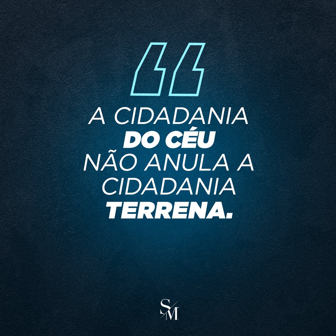 Quando Jesus fala “dai a César o que é de César, e a Deus o que é de Deus”, ele quer dizer que temos que cumprir nossa função como cidadãos da terra e como cidadãos do céu. 

Não abra mão de votar e ter a oportunidade de escolher governantes que defendam os valores cristãos.