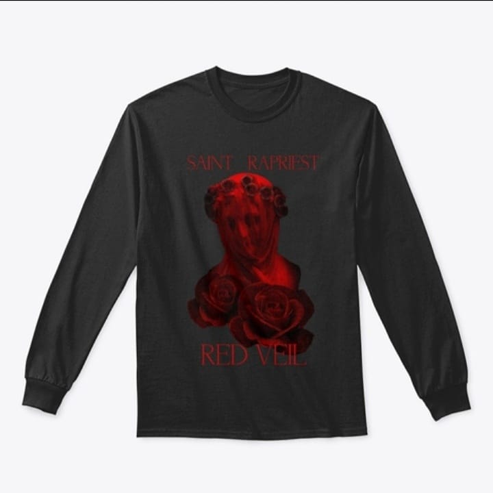 SRapriest's tweet photo. New merch available! Now you can purchase Red Veil themed shirts in our Teespring. Prices starting at 14,99€!

More info in our IG⬇⬇
https://t.co/VxV5BvJzUO https://t.co/XTloZM9rEk
