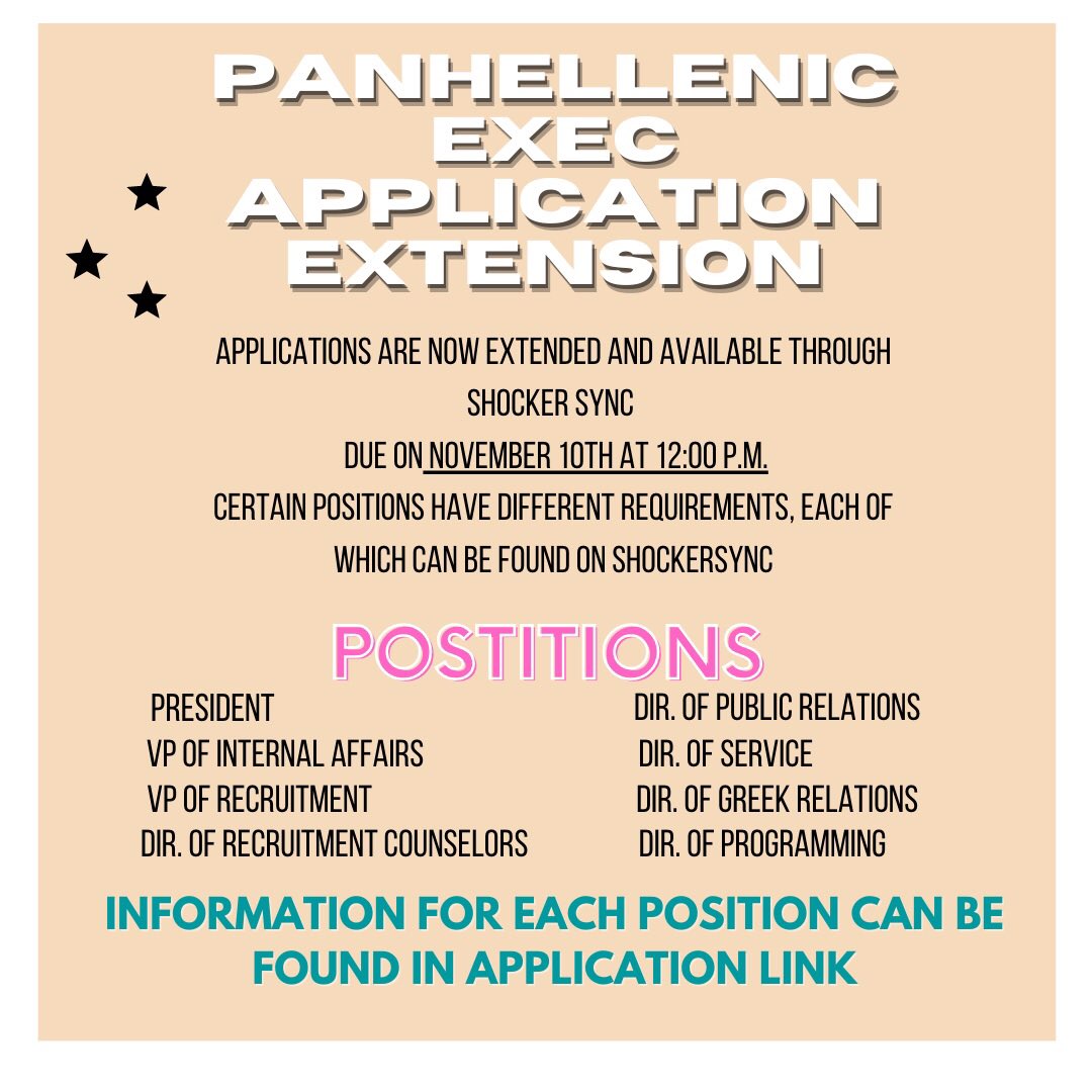 Wichita State Panhellenic Council tweet media