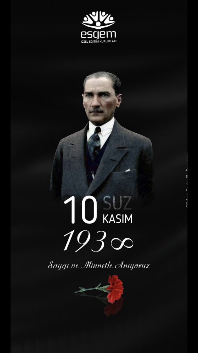 esgem26's tweet photo. İlkelerinin sonsuza dek bekçisiyiz.
Saygı ve minnetle... #10kasım https://t.co/Cjacgw01Ar