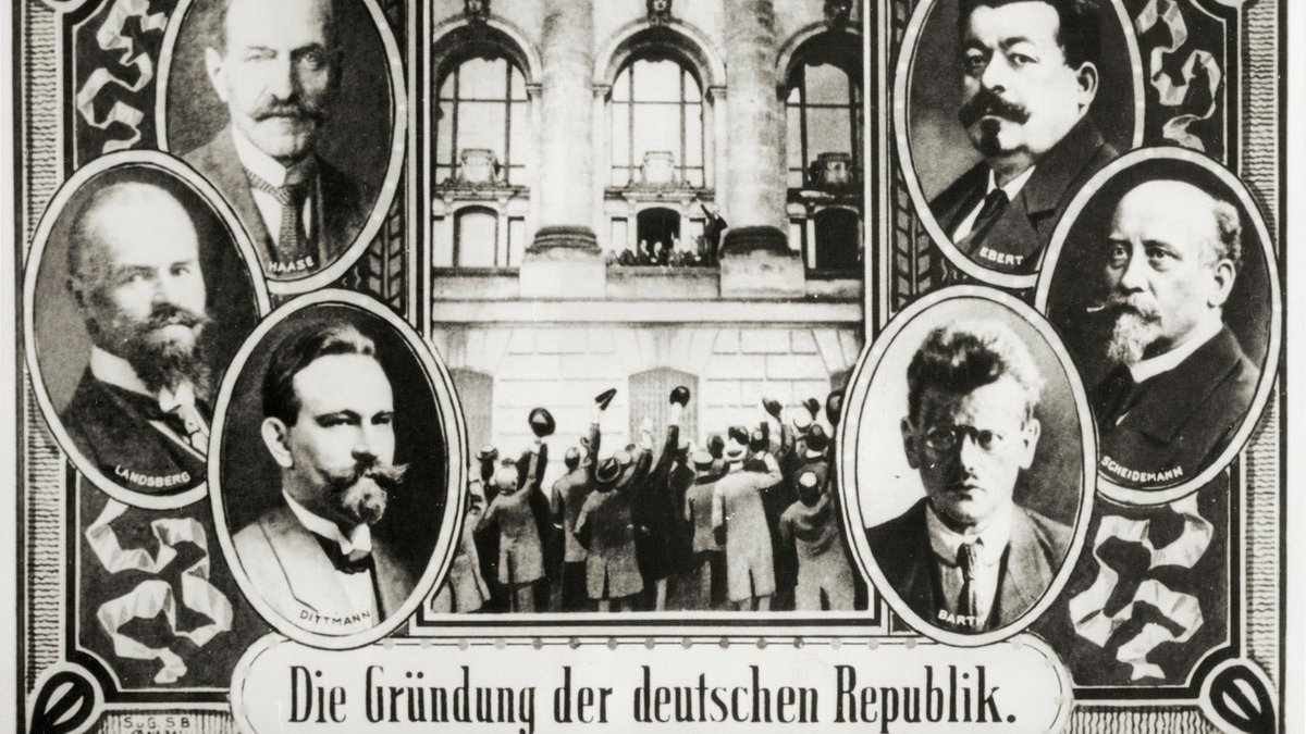 I dare to say that November the 9th is the most eventful day in modern German history.1. 09.11.1918 – Kaiser Wilhelm II of Germany abdicates after the German Revolution, and in Germany a democratic Republic is proclaimed for the first time: the Weimar Republic.