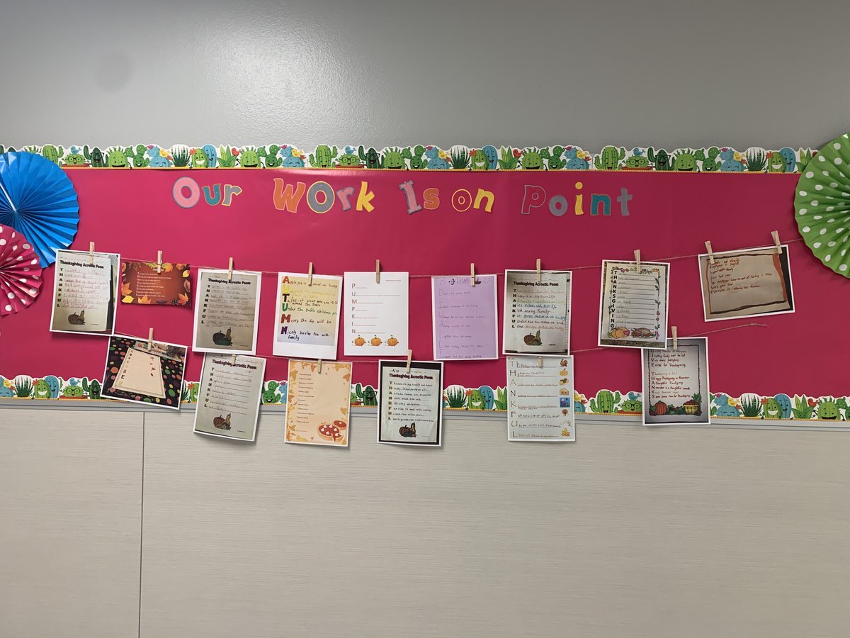MsHite_STARS's tweet photo. Thanksgiving, Fall, and Diwalli Acrostic Poems! #LISD_Elem_Virtual #OSEstars #STARS #virtualROCKS https://t.co/5vUPbHHMGB