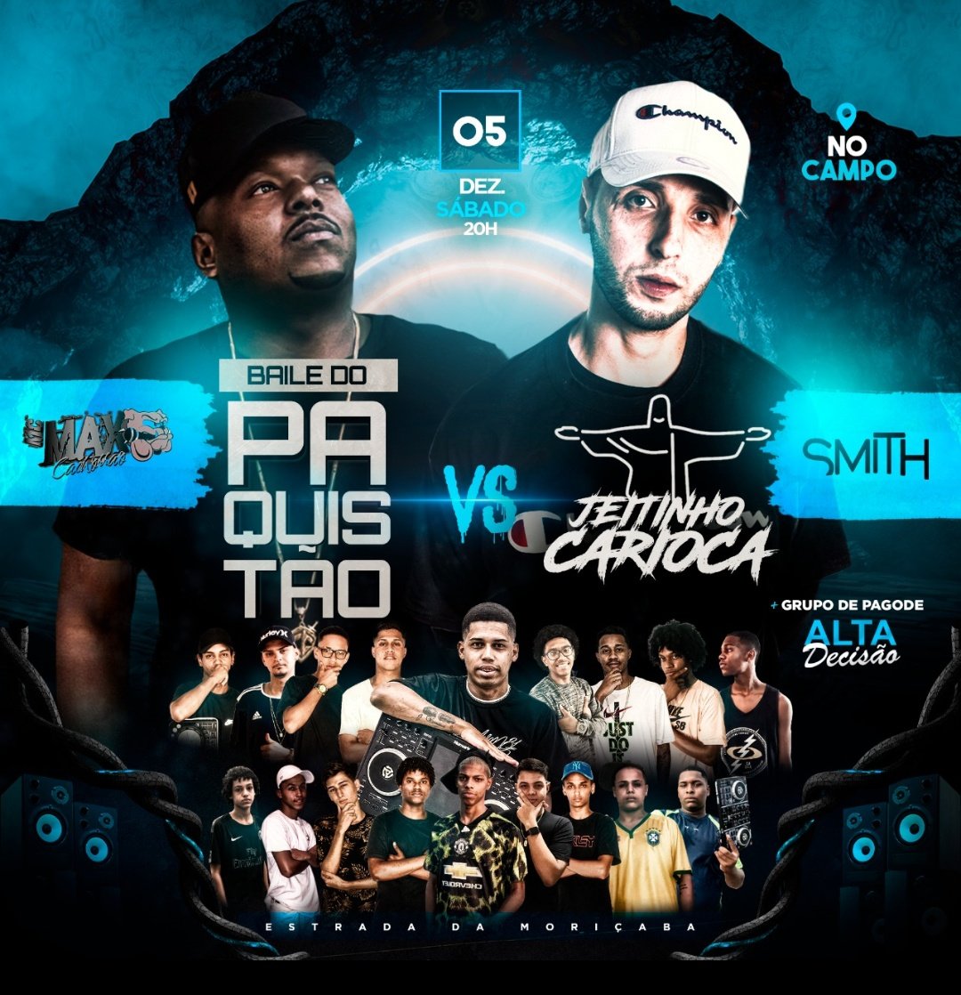 ProdJeitinho's tweet photo. VOLTAMOS!!!

EXPLANA E FAZ FOFOCA QUE DIA 5 DE DEZEMBRO TEM JEITINHO CARIOCA X @PaquistaoBaile.

MC SMITH ✅
MC MAX ✅
GRUPO ALTA DECISÃO ✅
+18 DJ'S SUPER RITMADOS ✅

INFORMAÇÕES E RESERVAS DE CAMAROTES:
21 96805-9448
21 98241-4296

VAI SER FODA 🥵💥 https://t.co/jx6E1GKVdJ