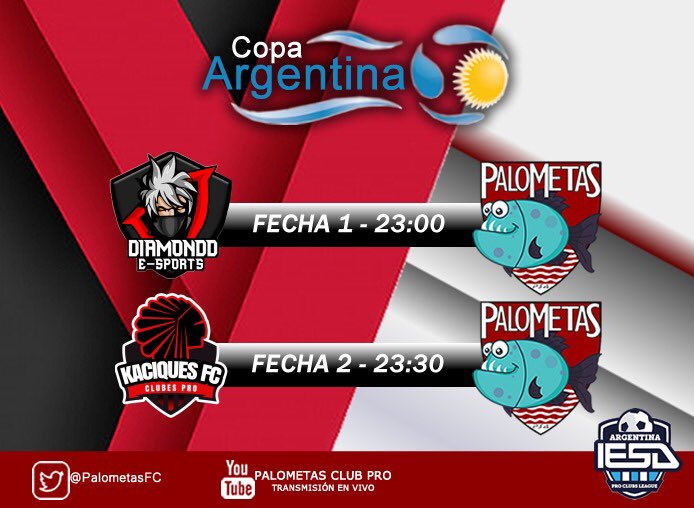 Hoy arranca una nueva ilusión!!!! Vamos por la #iesacopaargentina13
Fecha 1 y 2
Y te lo presentamos así!!!👇🏻👇🏻