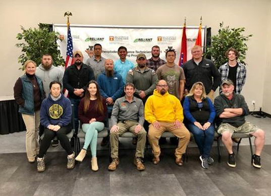 GoRELYANT's tweet photo. Congratulations to the graduates of the University of Tennessee-RELYANT UXO Training Program 2020 Class #2! #UXO #UXOTraining #FutureVols #VolsLearn #goRELYANT #RELYANTglobal #MunitionsMonday https://t.co/ha1thfRjLx