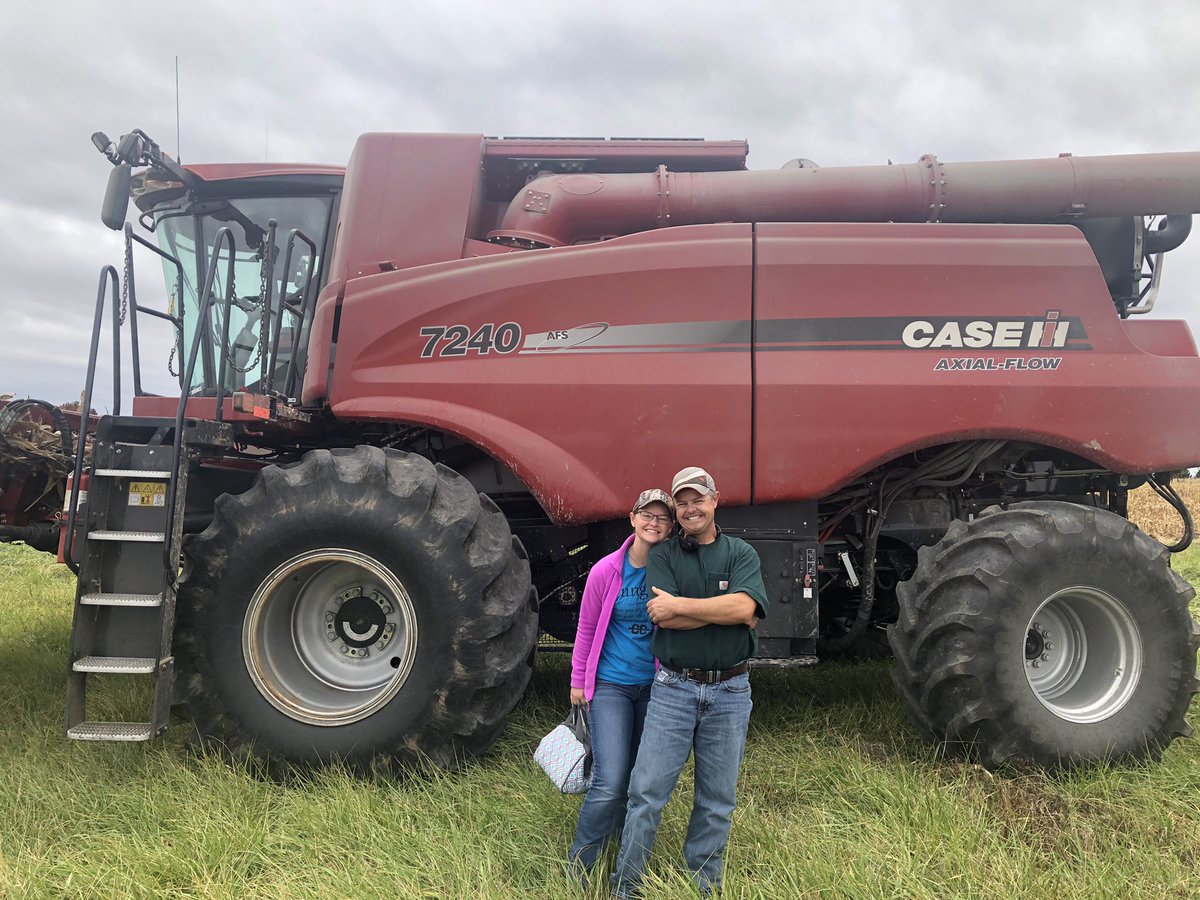 mrs_mini_farmer's tweet photo. Social Distancing-Farming Style: everyone to their own implement! @mini_farmer https://t.co/kAuRsDnvSp