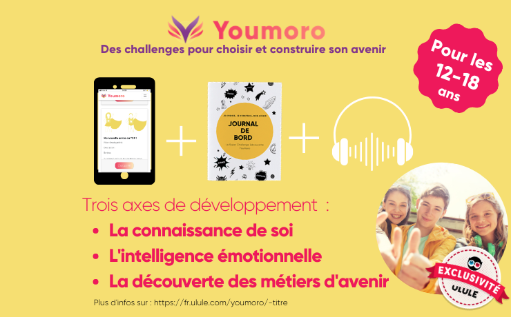 Tu as des ados ? Tu aurais voulu avoir franchi toutes tes propres étapes de développement personnel avant tes 40 ans ? Donne-leur cette chance et offre-leur une corde précieuse à leur arc avec <a href="/YoumoroApp/">YOUMORO</a> 
👉 fr.ulule.com/youmoro/