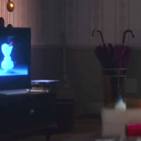 In the darkened corner of one shot (lightened for clarity), you can make out the shape of a walis tambo, a type of grass broom, which you'll find sweeping many a Filipino household