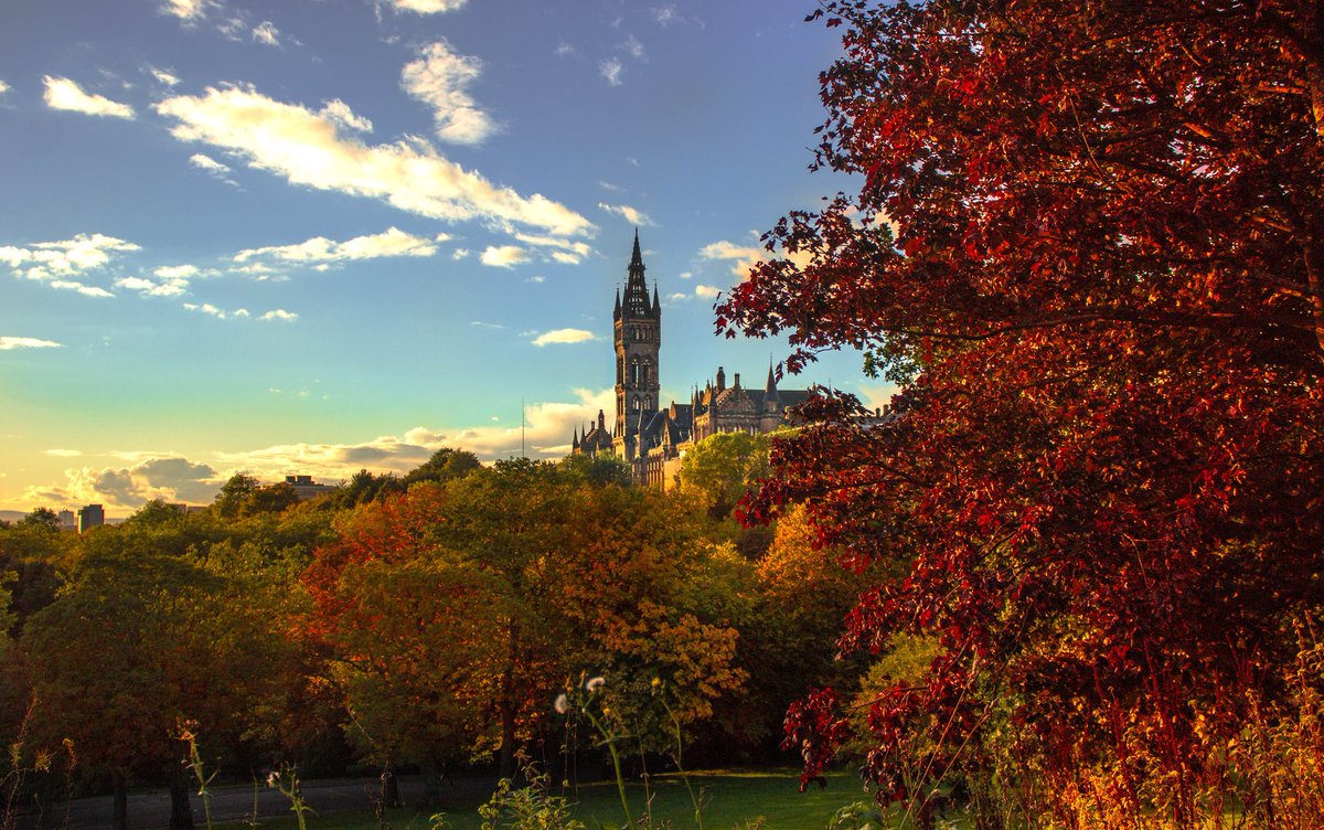You don't always need to travel far to find something special. 

University of Glasgow in Autumn. #AdventureIsOnYourDoorstep #Glasgow #VisitScotland #PeopleMakeGlasgow