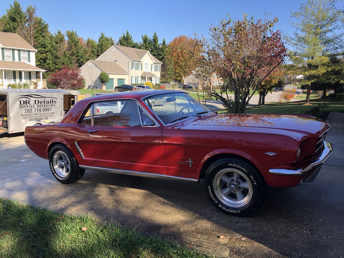 drdetailsdmv's tweet photo. 1964 Ford Mustang 289 with a foam wash and  light interior detail with Nano Shock spray to finish this classic by @drdetailsdmv 
#VeteranOwnedBusiness 
#smallbusinessowner 
#smallbusinesssupport 
#vetssupportingvets 
#dmvdetailman 
#detailersofinstagram 
#detailingdoneright https://t.co/LzbsJNbqls