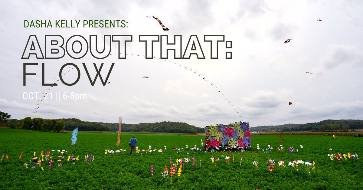 mkelaxmedia's tweet photo. Please join us this Wednesday at 6pm for About That: FLOW. A #ruralurbanflow performance and discussion with @dashakelly, @localvoicesnet and other artists and farmers from #Milwaukee, #SaukCounty and #Wisconsin!

Image by #AdamCarr of land artwork by #AnwarFloydPruitt 
💞 https://t.co/SxseZpUcv6
