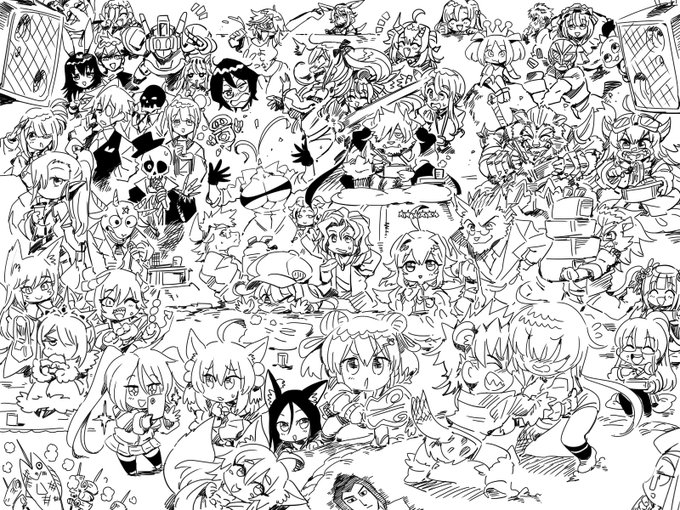 配信中に描いた
「ぶいちゅうばぁを探せ♪」
50人くらい いるハズだから
探せば 好きな ぶいちゅーばーさんが
いるかもしれないよ♪ 