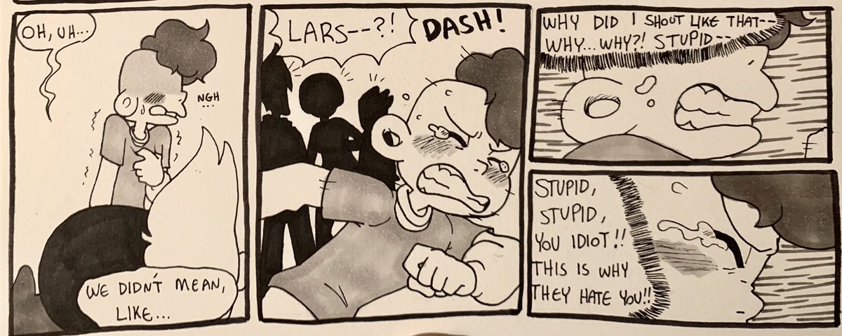 DB AU stuffs, Lars got a lil defensive ?
(the cool kids really weren't trying to be mean, they just made a poor choice in words!) 
