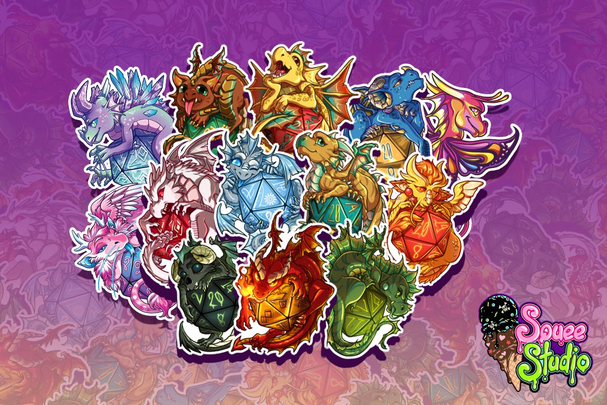 SqueeStudio's tweet photo. Just a little reminder to let you all know that our stickers are 50% until the end of November! They're waterproof and very durable! Many of our popular charm designs are also available as stickers, so be sure to check it out! ✨✨✨

https://t.co/JFxxHqXsI2 https://t.co/2kuMMGtkF6