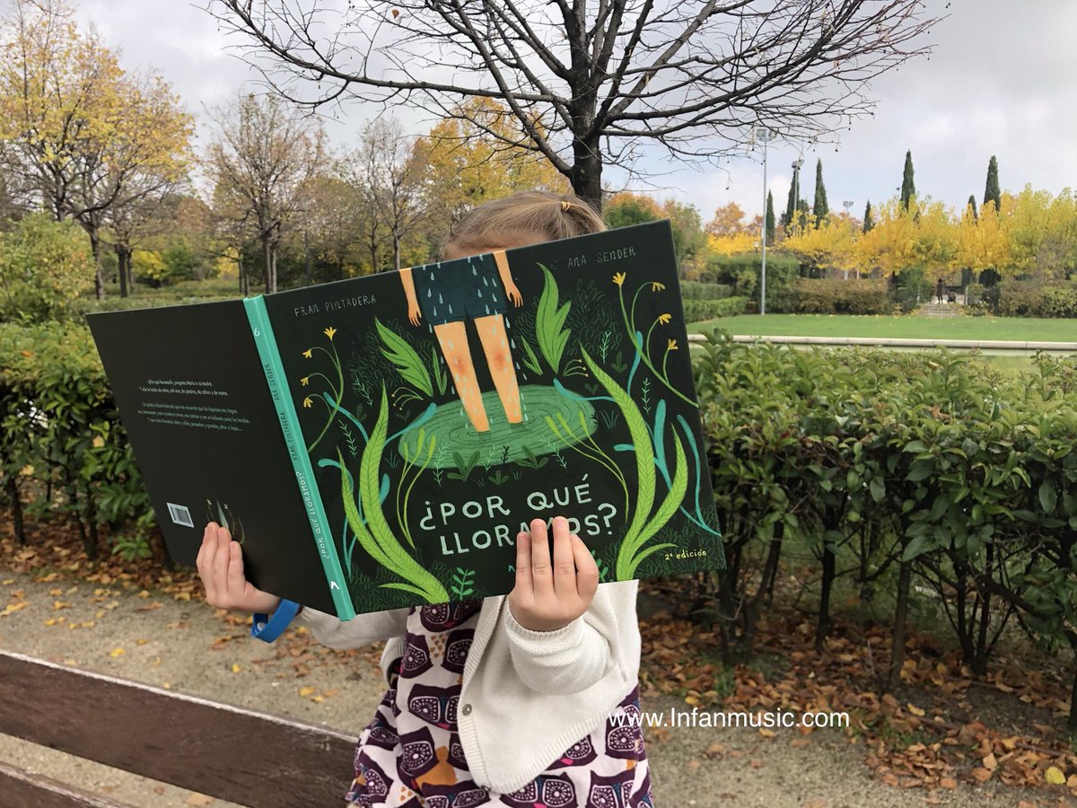 Álbum ilustrado ¿Por qué lloramos?  De Fran Pintadera ilustrado por <a href="/AnaSender/">Ana Sender</a> y editado por <a href="/akiarabooks/">AKIARA books</a> infanmusic.com/libros/libros-…¿por-que-lloramos.html vía #BibliotecaInfanmusic