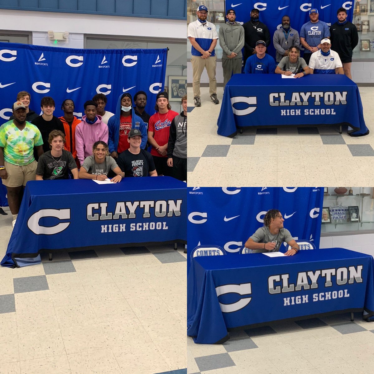 CoachBailey88's tweet photo. @RigginsTyson signing legit made my day! Words can’t express how proud &amp; excited I am for him. I look forward to seeing you perform well both on &amp; off the field! Love ya, big dawg!! 💪🏼💪🏼 #CometsFootballFamily https://t.co/GsFf8GvhAp