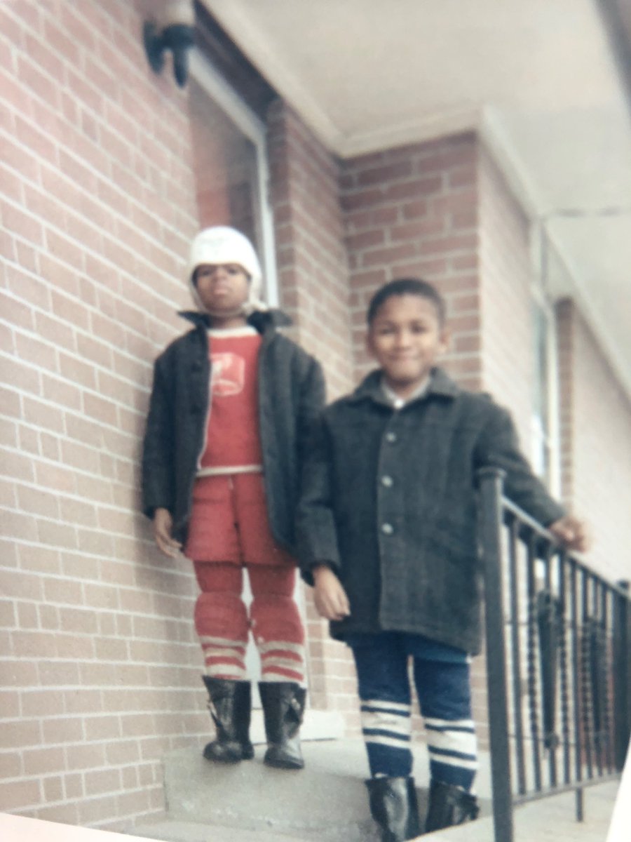 TSNBobMcKenzie's tweet photo. The chapter is about Terry Mercury, Lindbergh Gonsalves and myself and what it was like for them to grow up playing minor hockey in Scarborough, Ont., in the 60s/70s compared to my own experiences. That’s Terry in the pic on the left; Lin (left) with brother Bert on the right. https://t.co/d3Z7wv64u3