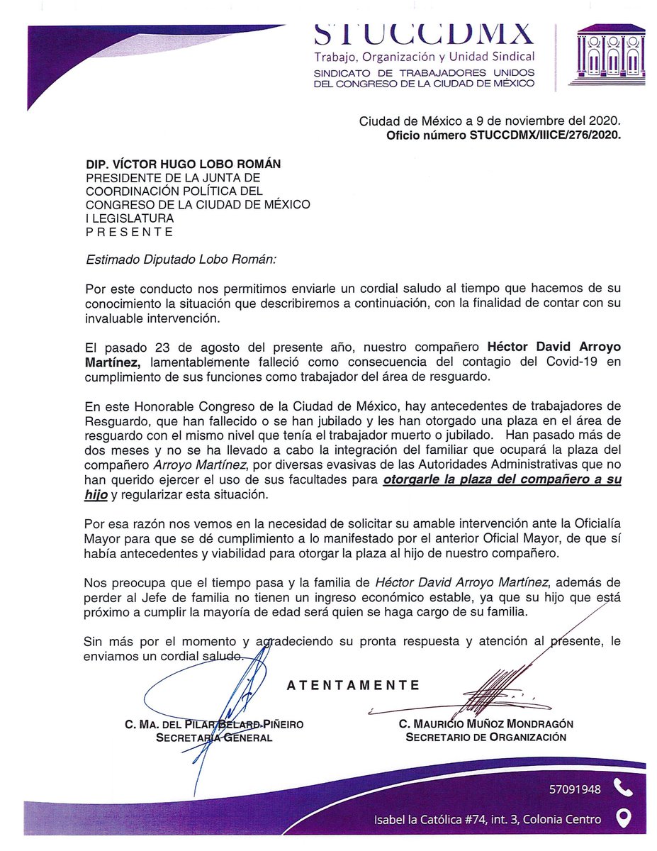 stuccdmx's tweet photo. @vhlobo Se percibe falta de sensibilidad en las áreas administrativas del @Congreso_CdMex https://t.co/tHYIURMTop