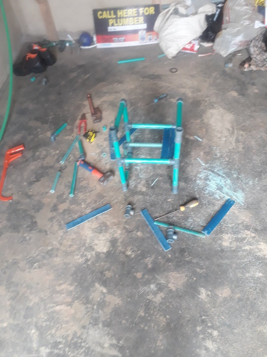 TaiwoIgbasan's tweet photo. @mreazi Proud to be a Plumber, my craftsmanship in an intellectual way is nonpareil.
I craft this with PVC pipe. My greatest joy is that my daughter like it.
Kindly retweet this https://t.co/nimZaqfwul