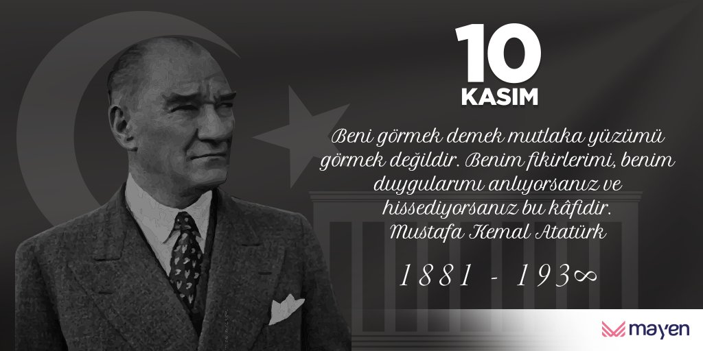 mayencrm's tweet photo. Büyük Önder Mustafa Kemal Atatürk’ü, aramızdan ayrılışının 82’nci yılında saygı, minnet ve özlemle anıyoruz. https://t.co/AKpjdQnTlz