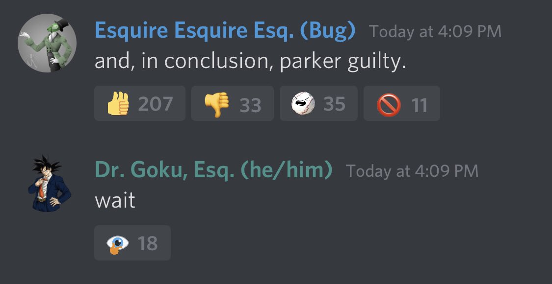 some confusion among the Defense as to the guilt of the Commissioner