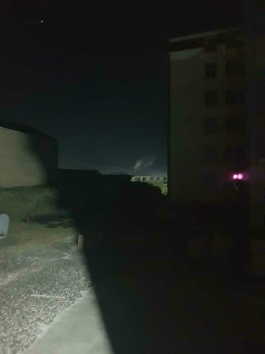 First images coming from the Capital city of Azerbaijan, Xirdilan, Baku . Looks like Armenian forces targeted the city with ballistic missiles.