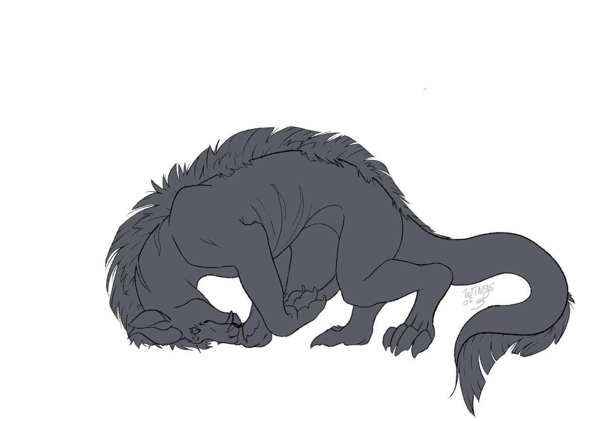 RuggedFeathers's tweet photo. I finally used my procreate and made a dragon :))
#art #furryart #dragon https://t.co/8nZNtYE6bv