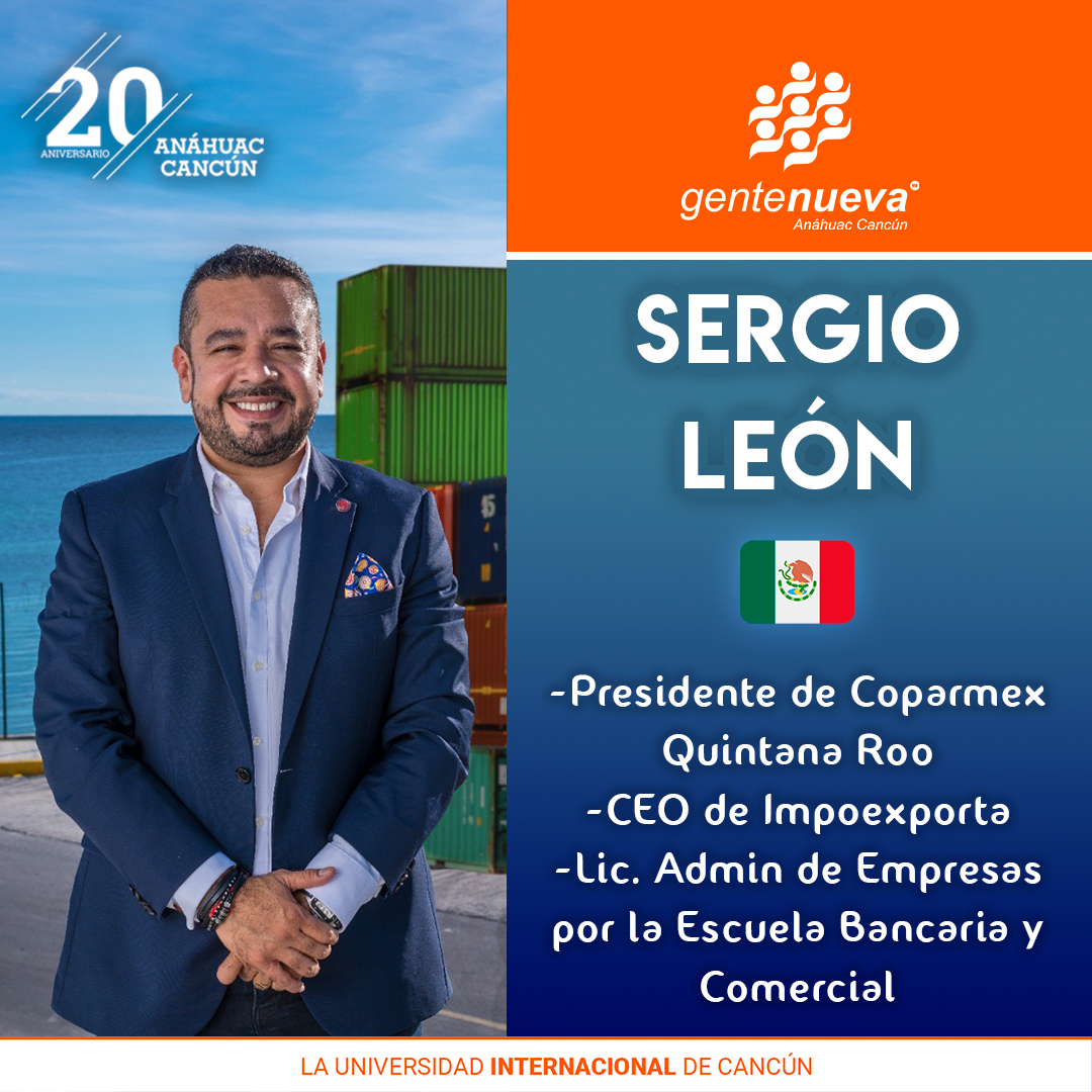 ¡No te pierdas nuestro próximo EVLAP impartido por <a href="/oigres14/">Sergio León Cervantes</a>  , presidente de Coparmex Quintana Roo!🤩 Únete a nuestra reunión este viernes 13 de noviembre a las 13:30 hrs (GMT-5) vía Zoom y conoce más acerca del mensaje que Sergio León tiene para nosotros.👀 #GenteNuevaCancún