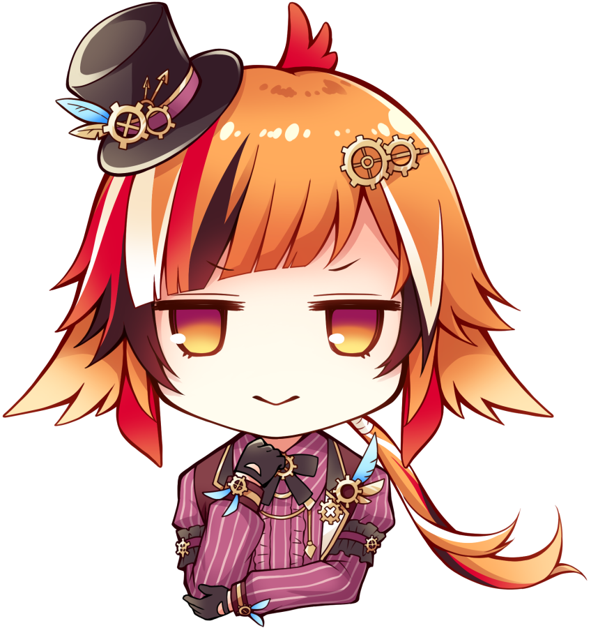 絵やんくっく 風見くく かっこよくピヒヒな表情と やっぱりいつもの表情 翔稚ヒカル のイラスト