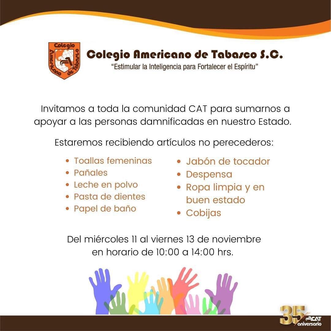 Favor de compartir