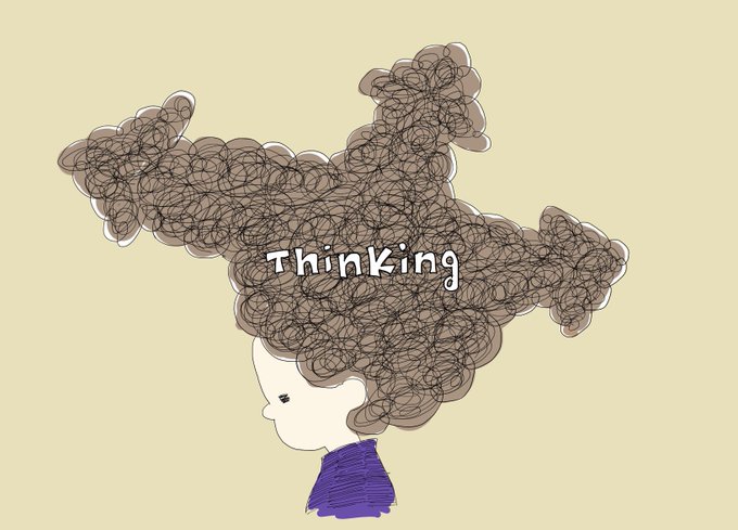 考え事のtwitterイラスト検索結果
