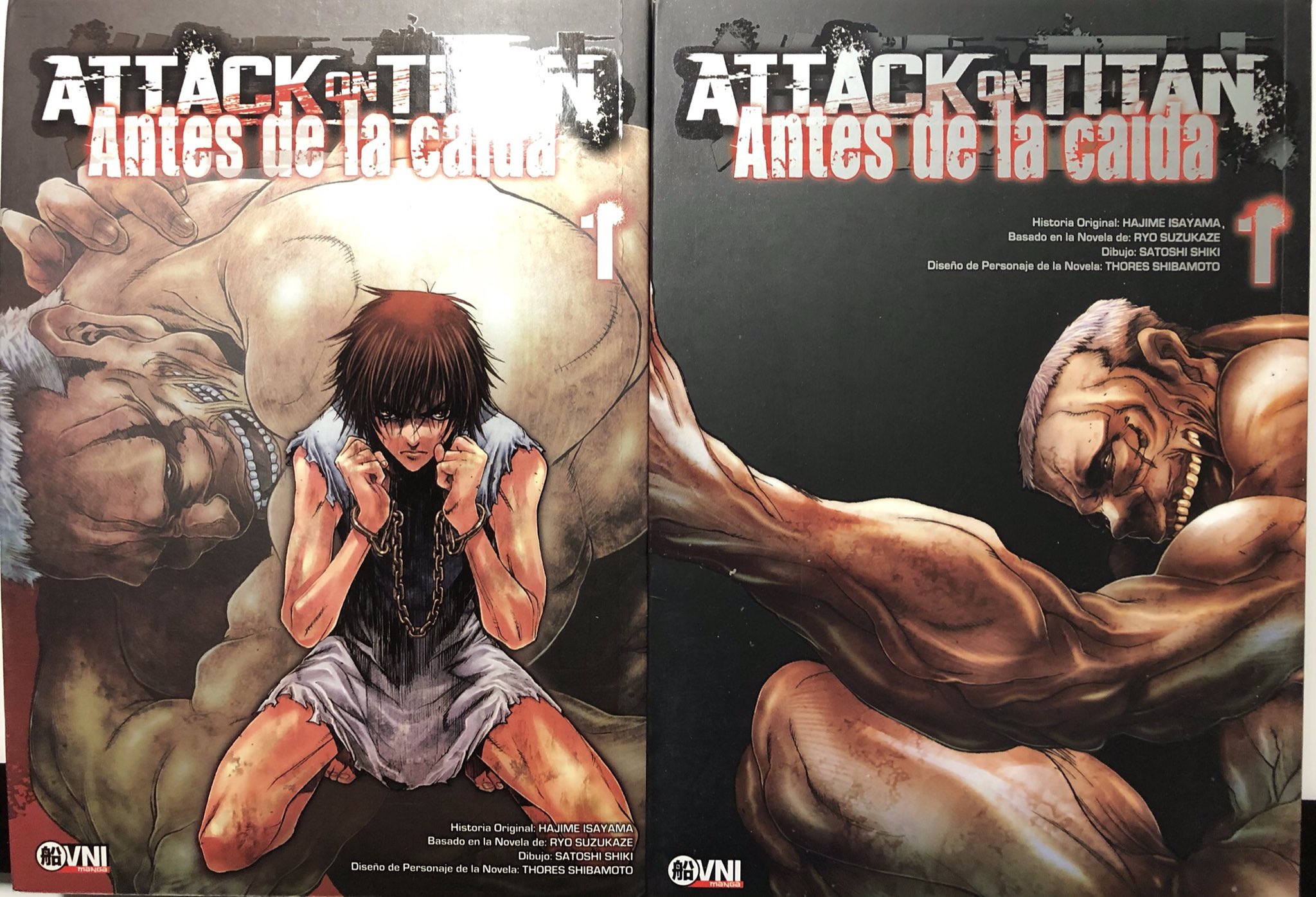 تويتر 士貴智志 Shiki Satoshi على تويتر Attack On Titan Before The Fall Argentine Version Have Arrived Volume 1 Of The Argentine Version Will Be Released In Two Versions With Different Cover