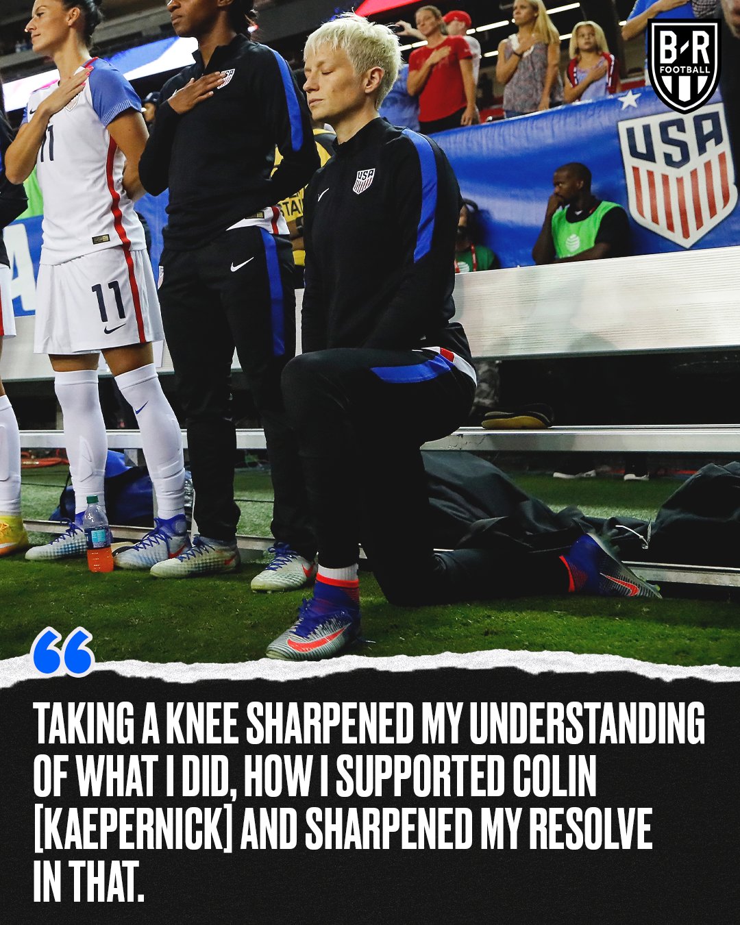 B/R Football on Twitter "Megan Rapinoe feels that kneeling during the