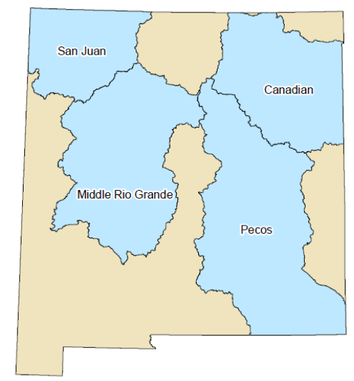 The San Juan and Canadian River basins also contribute to New Mexico's water supply.  #nmleg  #YourNmGov