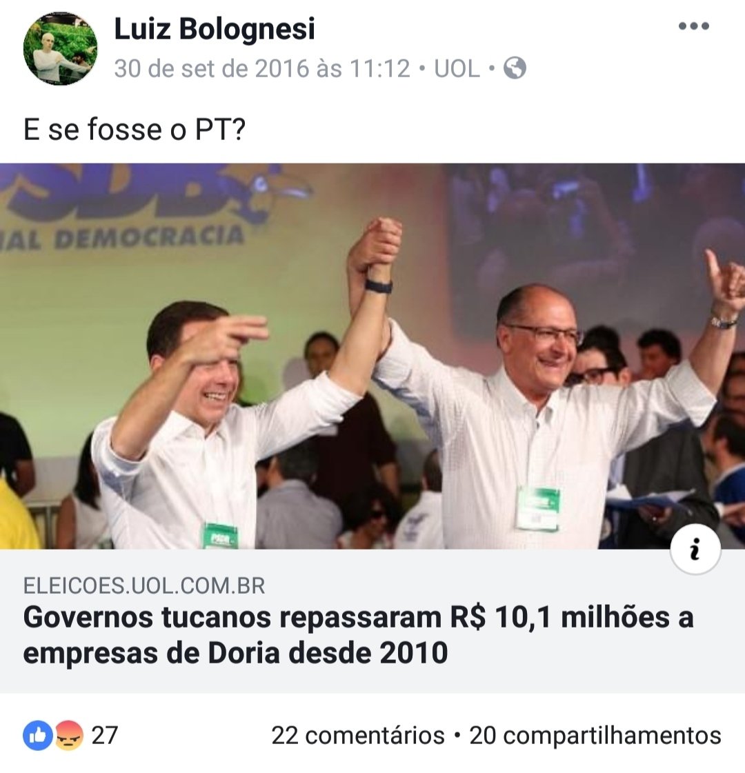 A contar pelos termos usados em declarações públicas, o casal considera (ou considerava?) o PSDB como sendo de extrema direita.