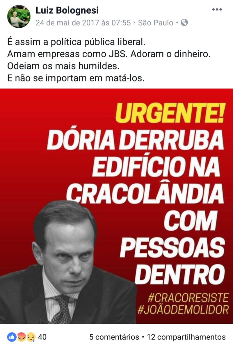 A contar pelos termos usados em declarações públicas, o casal considera (ou considerava?) o PSDB como sendo de extrema direita.