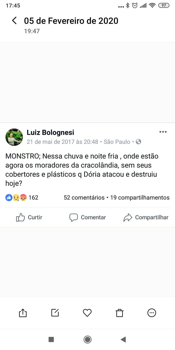 Ele também disse que o PSDB faz parte de uma quadrilha e em suas redes sociais, chegou até a publicar fake News para expressar seu ódio ao partido.