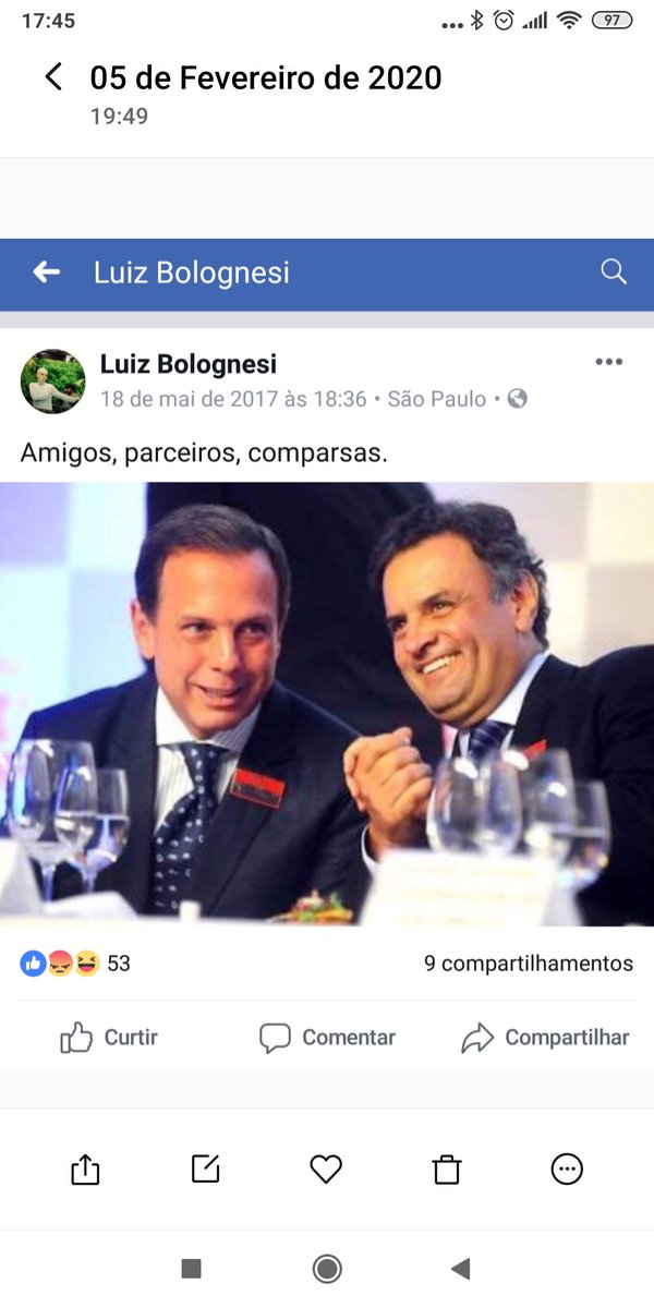 Ele também disse que o PSDB faz parte de uma quadrilha e em suas redes sociais, chegou até a publicar fake News para expressar seu ódio ao partido.
