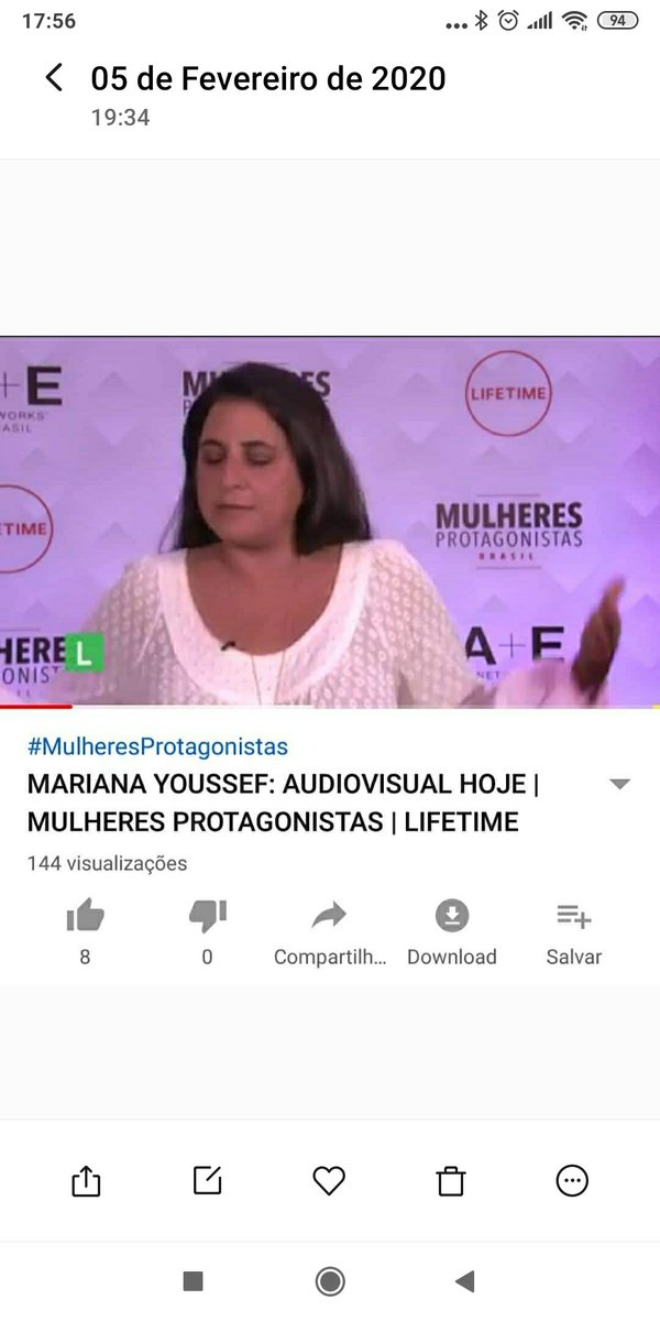 Numa pesquisa rápida, você descobre que ambos são sócios de uma produtora e que Mariana faz parte de um mesmo coletivo de Laís, o “Mulheres do audiovisual”.