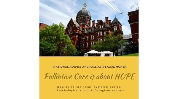November is National Hospice and Palliative Care Month. Palliative care is patient and family centered care that optimizes quality of life by anticipating, preventing and treating suffering #PalliativeCareMonth #PalliativeCareAwareness #FacesofCaring #JHUPalliativeMedicine #HPM