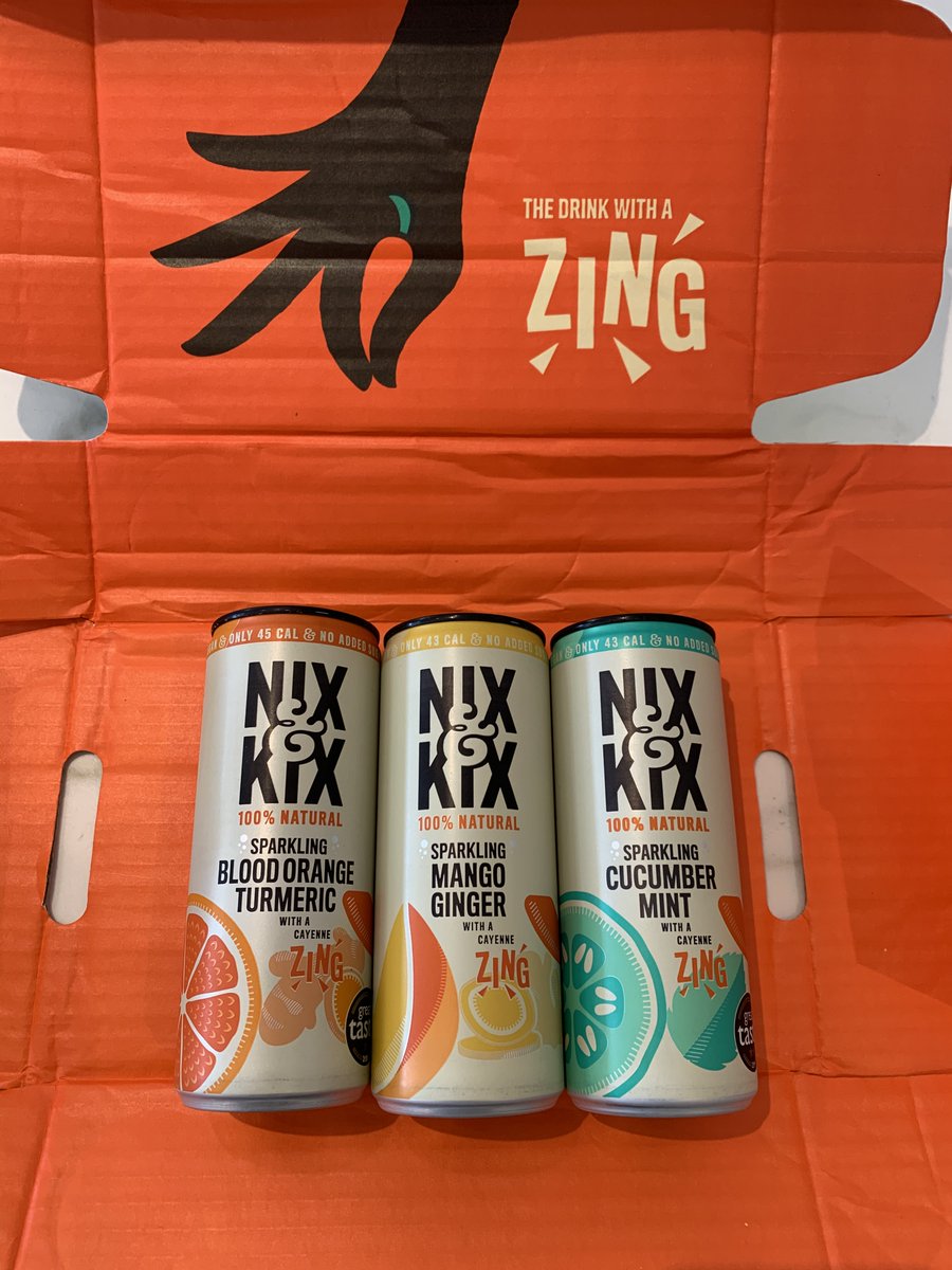 Excited to get this special package of the revamped <a href="/NixandKix/">Nix & Kix Drinks</a> range. Great to see the re-launch positioning created last year with <a href="/asawbri/">Anne Sawbridge</a> + founders <a href="/JuliaKinLondon/">Julia Kessler</a> &amp; <a href="/kerstintweets/">Kerstin Robinson</a> coming to life, with distinctive design by Kuba &amp; Friends thebrandgym.com/drive-distinct…