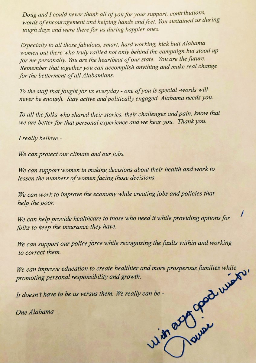 Words aren’t enough to thank all of you for the support and love you have shown my family. 

While we didn’t win our race, we did change the conversation. To everyone out there who supported and worked for us- we love you, thank you, and we have more work to do.
