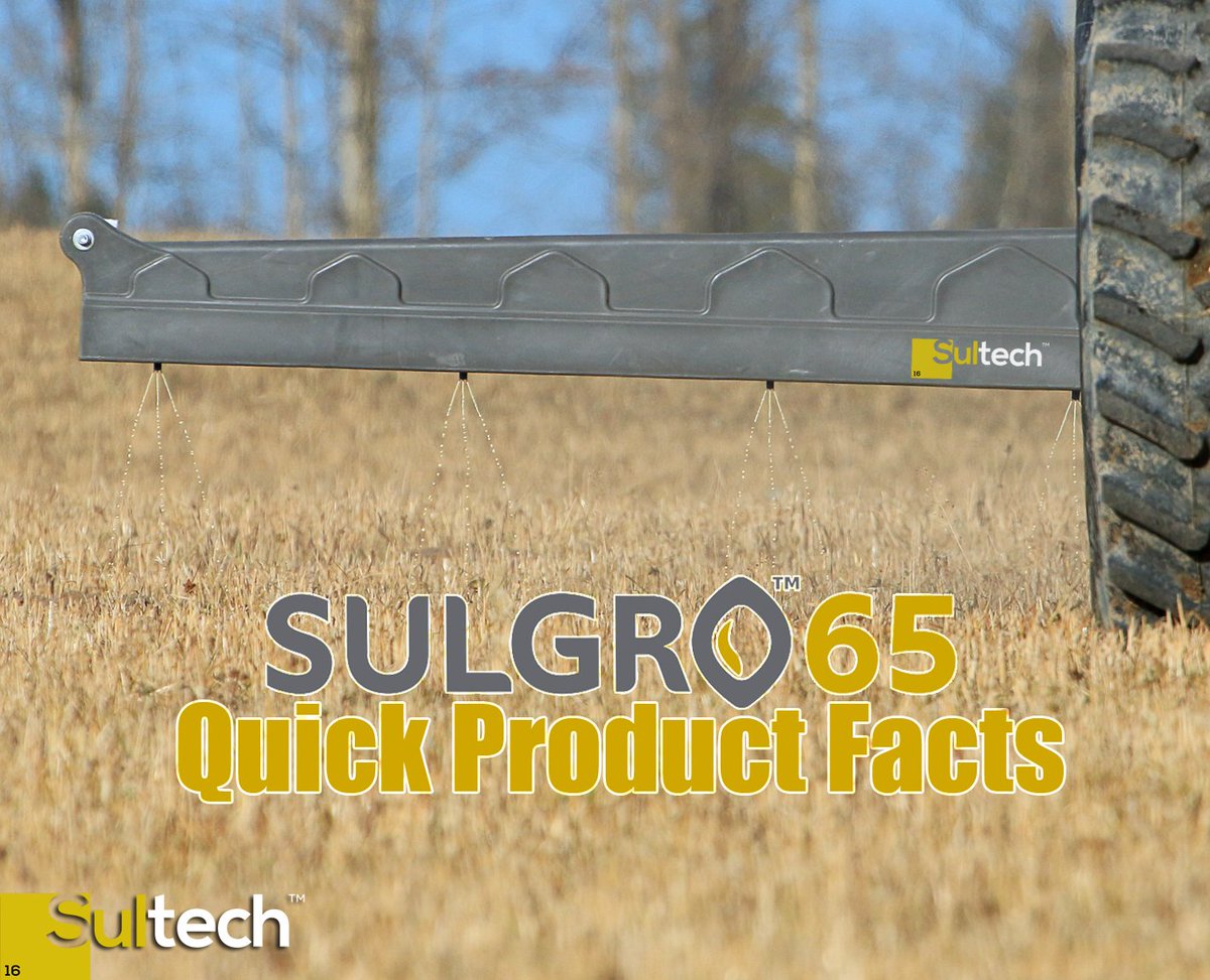 SultechGlobal's tweet image. Sulgro has quick conversion to plant available sulphates with 90% oxidation in year of application. Proven to outperform in flood or drought conditions and is safe in the seed row! #sulphur #elementalsulphur #agriculture #westcdnag #agronomy #soilhealth #soilsustainablity #farm