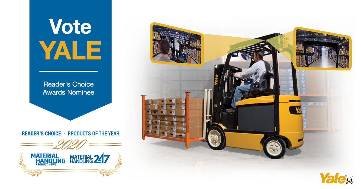 YaleLiftTrucks's tweet image. Looking for an election that won’t give you heartburn? Vote for the Yale Vision Impact Camera in the @MatHandling247 Product of the Year awards! Tap the link to cast your ballot - buff.ly/361IuDC