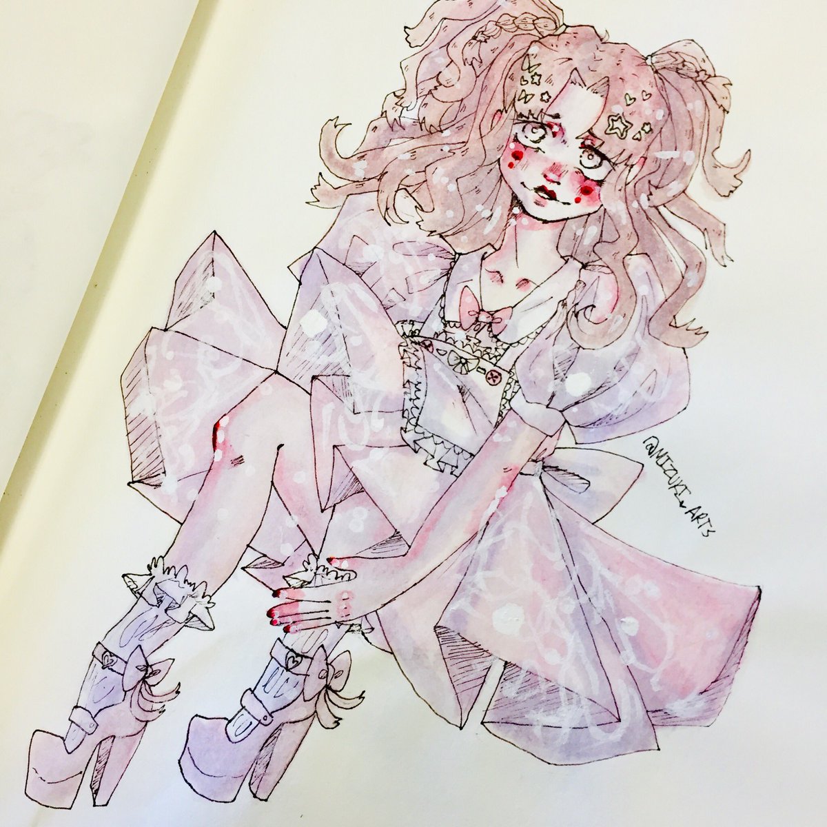 arts_mizuki's tweet photo. Art Train!!🎀✨
Be sure to support the people or tagged as well as the others in the chain!!💖💕💖💕
@patreeceart @helenicchi @pengoluin https://t.co/eLolAUmmys