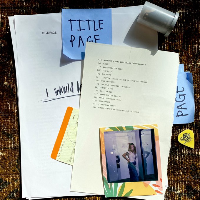 capitolmusic's tweet photo. "I Would Leave Me If I Could"
A Collection of Poetry by @Halsey
Out tomorrow // https://t.co/JKO2uie3FB https://t.co/qZ8NDZlTma